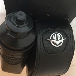 Harley Davidson - Rider bag. Black leather